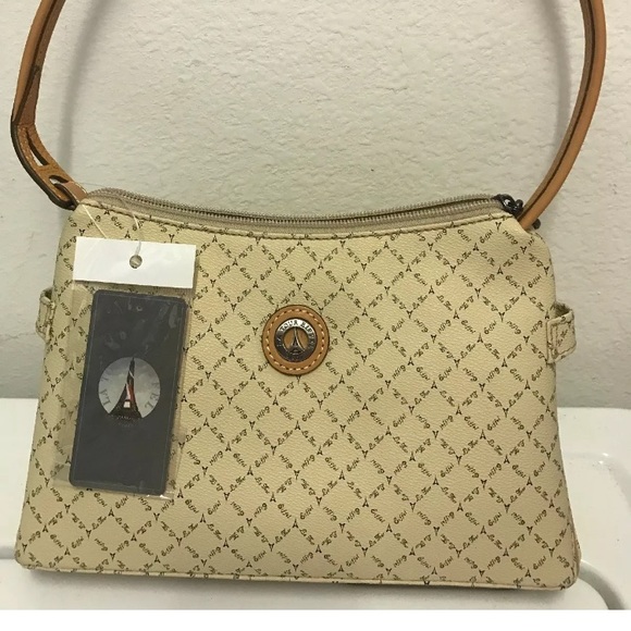 🚫SOLD🚫NWT La Tour Eiffel Paris 1887 Beige Vinyl Body - Picture 3 of 8